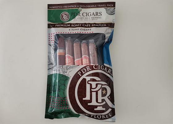 Túi ziplock đựng xì gà bằng nhựa tùy chỉnh có thể thay đổi được với hộp trưng bày