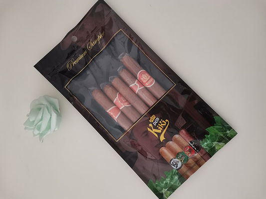 TABACALERA Túi Humidor cho thuốc lá với dây kéo có thể khóa lại để giữ xì gà tươi