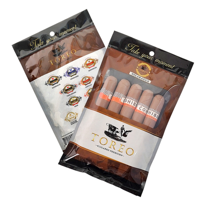 Thiết kế mới chống ẩm túi túi nhựa Humidor với Zipper Tươi giữ độ ẩm Cigar lưu trữ với khe tách biệt