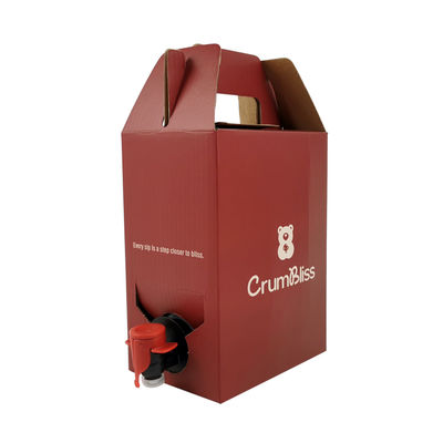 Tap with Bag In Box Packaging Solution Thùng chứa chống rò rỉ bền phù hợp cho lưu trữ chất lỏng và thực phẩm