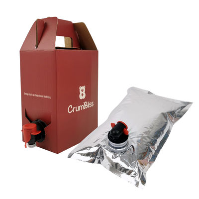 Máy chiết rót và đóng nắp túi vô trùng 1L-10L cho đồ uống, túi trong hộp, hàn nhiệt, túi nhôm đựng rượu & nước ép với vòi Vitop cho nước khoáng