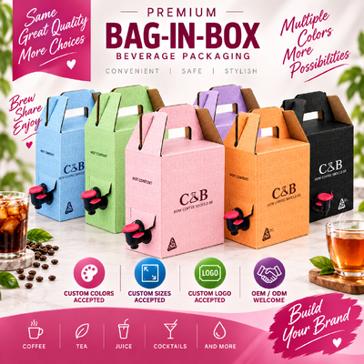 Thiết kế hình chữ nhật bằng nhựa Bag In Box được chứng nhận ISO phù hợp với đóng gói chất lỏng trong lĩnh vực thực phẩm, đồ uống và hóa chất