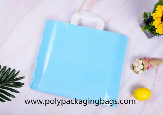Biodegradable 0.13mm Poly Plastic Loop Handle Bags