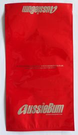 Red Metalized Peel And Seal Plastic Envelope Bags For Underwear , Shirts