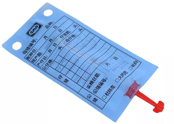 Thụ tinh nhân tạo Túi tinh trùng dùng một lần liên tục Nhựa PE cho lợn