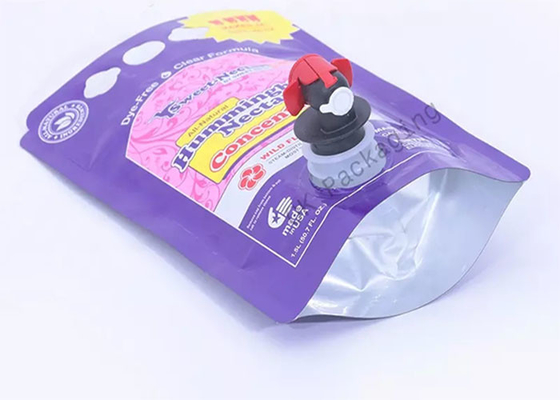 Túi Yếm đứng lên tùy chỉnh trong hộp nhôm đáy đôi có vòi / Spigot