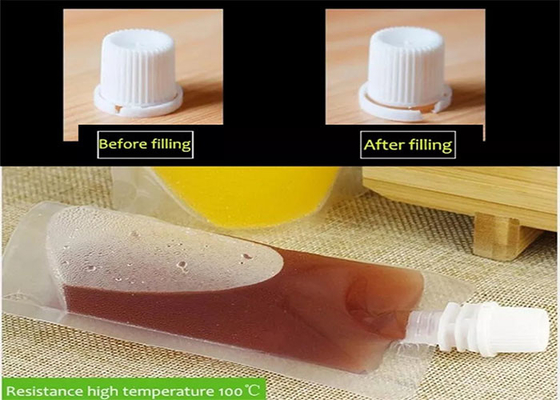 Lớp thực phẩm Đứng lên Đồ uống bằng nhựa Túi đựng chất lỏng cho rượu Sữa nước Nước giải khát