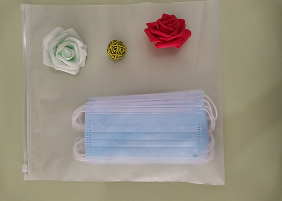 Túi dây kéo nhựa có thể phân hủy sinh học mờ / mờ cho đồ bơi áo phông