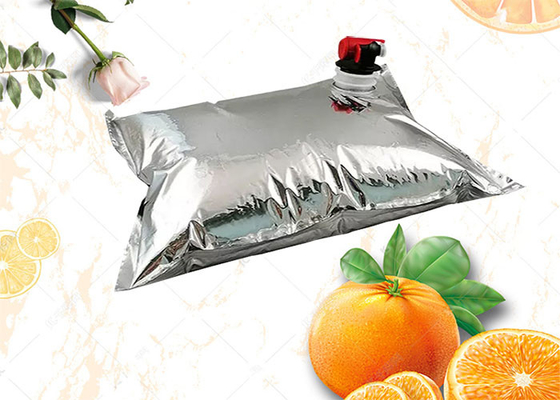 Túi BIB mạ nhôm trong hộp có bao bì nhựa đựng đồ uống rượu vang dạng lỏng Spigot Tùy chỉnh