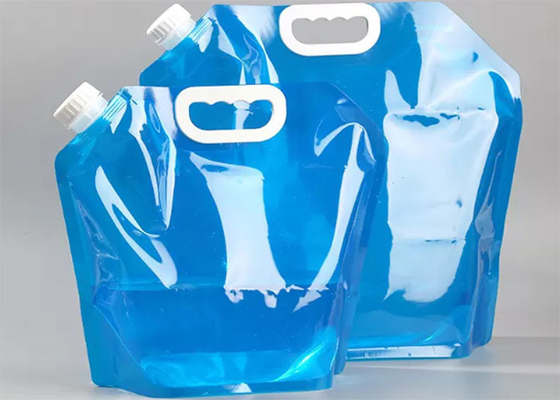 Cắm trại xô nhựa 5L 10L có thể gập lại Túi đựng nước Dung tích lớn