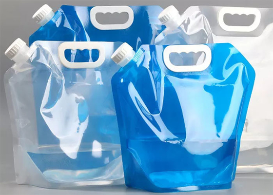 Cắm trại xô nhựa 5L 10L có thể gập lại Túi đựng nước Dung tích lớn