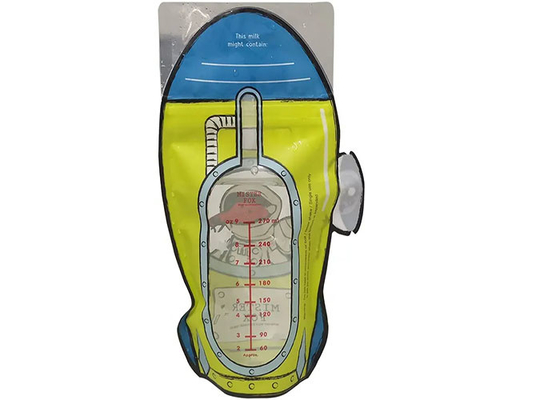 Túi đựng sữa mẹ miễn phí EVA 100% BPA bằng nhựa có khóa kéo
