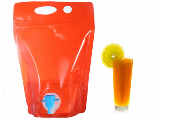 Túi đựng nước trái cây / dầu / rượu có vòi / vòi được in tùy chỉnh