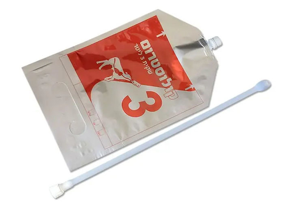 Túi nhôm 4L / túi sữa non bằng silicon có ống vòi