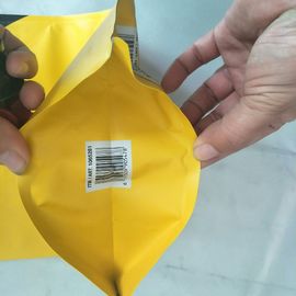 Túi đứng lên 3 lít màu vàng có vòi / vòi để đựng nước trái cây / dầu / rượu