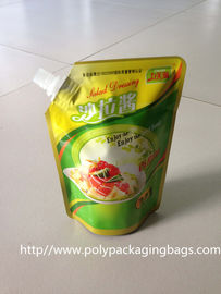Túi nhiều lớp có vòi Đóng gói Túi Poly cho sữa đậu nành Đứng lên Túi có vòi