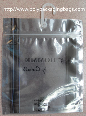 Túi nhựa móc tùy chỉnh / Túi nhựa chống tĩnh điện Có móc treo quần áo