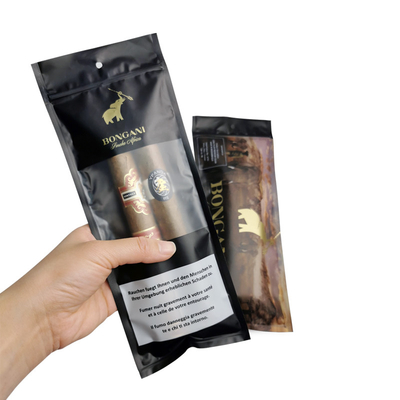 Thùng hút thuốc lá Ziplock tùy chỉnh với hệ thống ẩm và cửa sổ hiển thị 90 ngày Bảo quản 20 Capacity Cigar