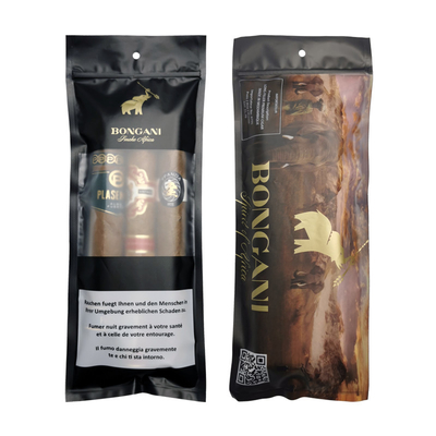 Thùng hút thuốc lá Ziplock tùy chỉnh với hệ thống ẩm và cửa sổ hiển thị 90 ngày Bảo quản 20 Capacity Cigar