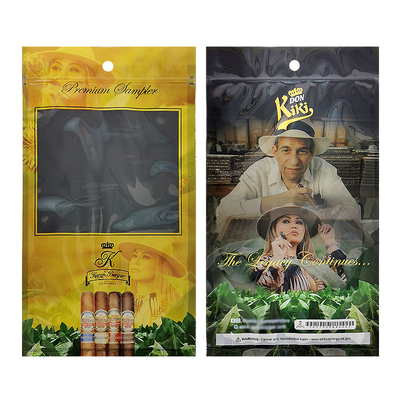Nhà máy tùy chỉnh in Zip khóa xì gà túi Humidor 69% ~ 75% RH