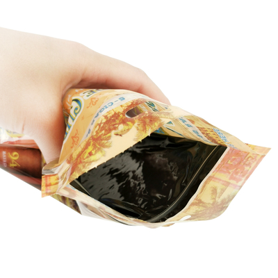 Custom Printed Resealable Ziplock Moisture Humidor Cigar Packaging Bag With Humidity Layer