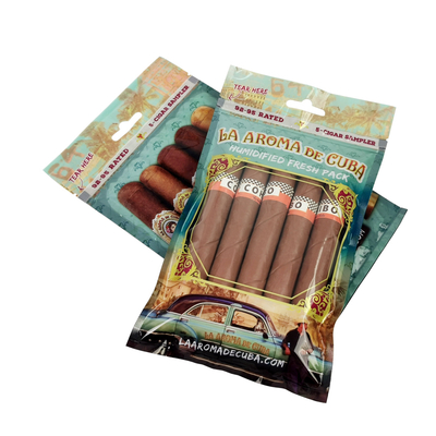 Chất lượng cao 90 ngày Cigar bao bì túi nhựa làm ẩm đứng 65-75% RH BOPP PE PE loại Gravure in