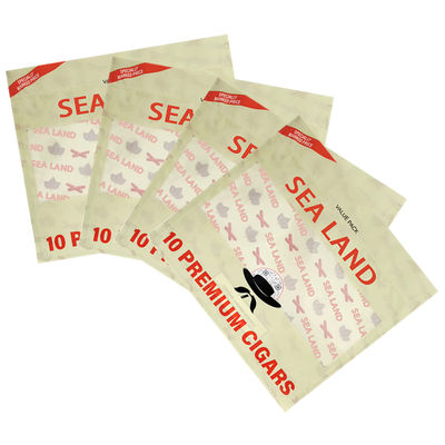 Thùng hút thuốc lá chống ẩm túi bao bì lá tự nhiên túi bao bì phim polyester