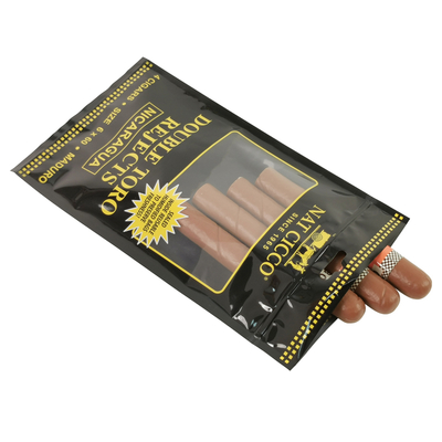 Bao bì thuốc lá tùy chỉnh ẩm ướt túi nhựa ẩm ướt xì gà ẩm ướt túi cho 4-5 xì gà với Hygrometer & Divider
