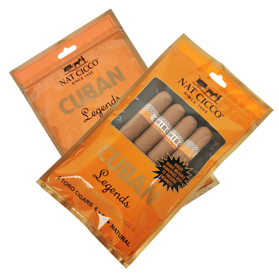 Bao bì thuốc lá tùy chỉnh ẩm ướt túi nhựa ẩm ướt xì gà ẩm ướt túi cho 4-5 xì gà với Hygrometer & Divider
