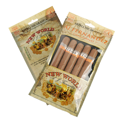 Thẻ in tùy chỉnh Zip Lock Cigar Humidor Bags Thẻ đóng gói xì gà ẩm ướt với hệ thống ẩm cho phụ kiện xì gà