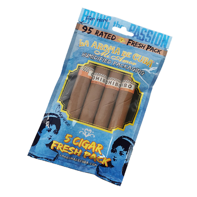 Logo tùy chỉnh Ziplock Mylar Foil Cigar Packaging Bag Clear Plastic Side Gusset cho các sản phẩm gia dụng và xì gà