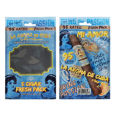Logo tùy chỉnh Ziplock Mylar Foil Cigar Packaging Bag Clear Plastic Side Gusset cho các sản phẩm gia dụng và xì gà