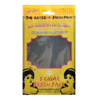 Túi đóng gói xì gà Ziplock in tùy chỉnh Túi nhựa giữ ẩm xì gà có lớp giữ ẩm ﻿