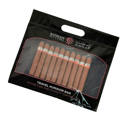 In túi giữ ẩm xì gà tùy chỉnh, khóa kéo, bao bì hộp giữ ẩm xì gà, du lịch, túi giữ ẩm