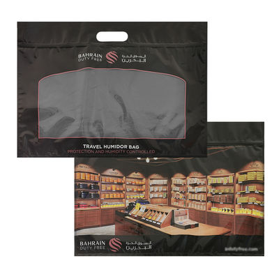 In túi giữ ẩm xì gà tùy chỉnh, khóa kéo, bao bì hộp giữ ẩm xì gà, du lịch, túi giữ ẩm