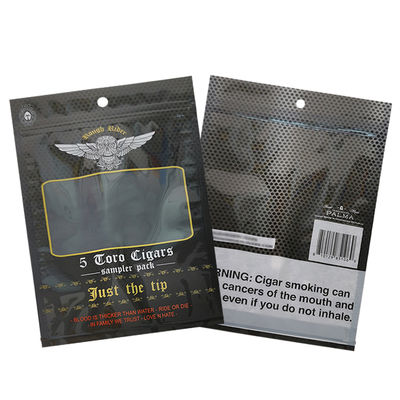 Hộp phẳng chống ẩm được thiết kế tùy chỉnh in bằng nhựa nhôm có thể niêm phong bằng nhiệt Mylar 3 mặt niêm phong cho bao thuốc lá lá thuốc lá