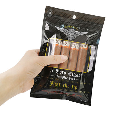 Hộp phẳng chống ẩm được thiết kế tùy chỉnh in bằng nhựa nhôm có thể niêm phong bằng nhiệt Mylar 3 mặt niêm phong cho bao thuốc lá lá thuốc lá