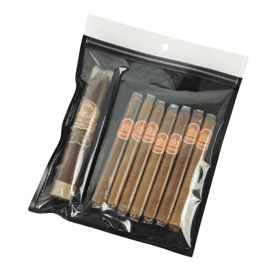 Thiết kế mới chống ẩm túi túi nhựa Humidor với Zipper Tươi giữ độ ẩm Cigar lưu trữ với khe tách biệt