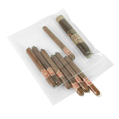 Thiết kế mới chống ẩm túi túi nhựa Humidor với Zipper Tươi giữ độ ẩm Cigar lưu trữ với khe tách biệt