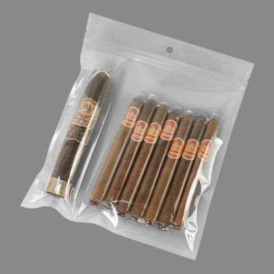 Thiết kế mới chống ẩm túi túi nhựa Humidor với Zipper Tươi giữ độ ẩm Cigar lưu trữ với khe tách biệt