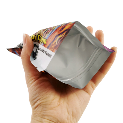 Túi Mylar ép nhiệt logo tùy chỉnh Đóng gói thuốc lá độ ẩm Túi khóa zip nhựa Humidor Xì gà Túi zip