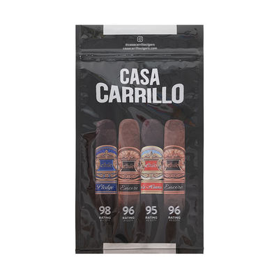 Hộp đựng xì gà du lịch bằng da cao cấp tùy chỉnh với máy tạo ẩm Túi giữ ẩm di động lót gỗ tuyết tùng Túi khóa zip kiểm soát độ ẩm