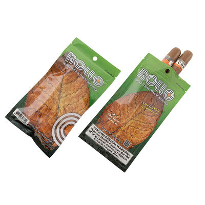 in tùy chỉnh nhựa tay Rolling phụ kiện hút thuốc lá Ziplock túi xì gà ẩm bao bì túi