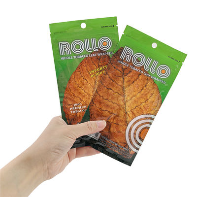 in tùy chỉnh nhựa tay Rolling phụ kiện hút thuốc lá Ziplock túi xì gà ẩm bao bì túi