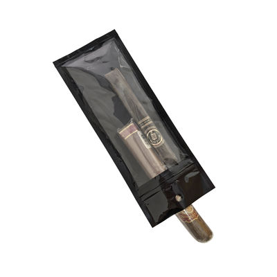 Túi xì gà Mylar Ziplock Tùy chỉnh Có thể tái niêm phong Túi nhựa Phụ kiện hút thuốc lá bằng tay Túi đóng gói để giữ ẩm thực phẩm