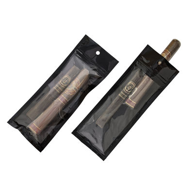 Túi xì gà Mylar Ziplock Tùy chỉnh Có thể tái niêm phong Túi nhựa Phụ kiện hút thuốc lá bằng tay Túi đóng gói để giữ ẩm thực phẩm