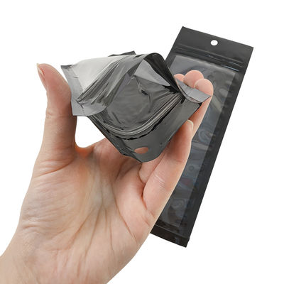 Túi xì gà Mylar Ziplock Tùy chỉnh Có thể tái niêm phong Túi nhựa Phụ kiện hút thuốc lá bằng tay Túi đóng gói để giữ ẩm thực phẩm