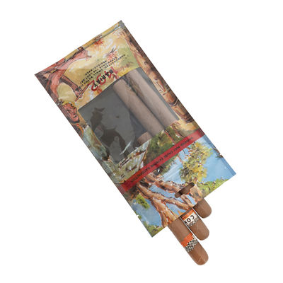 Logo Túi giữ ẩm xì gà tùy chỉnh có cửa sổ rõ ràng / khóa kéo / lỗ treo