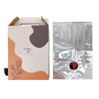 1L / 2L / 3L hộp cà phê tùy chỉnh túi cà phê dùng một lần trong hộp với máy phân phối van