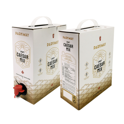 Túi BIB dùng một lần 1L 1.5L 2L 3L 5L 96OZ tùy chỉnh, Túi trong hộp trà, nước ép, cà phê mang đi, bao bì hộp giấy với bộ phân phối